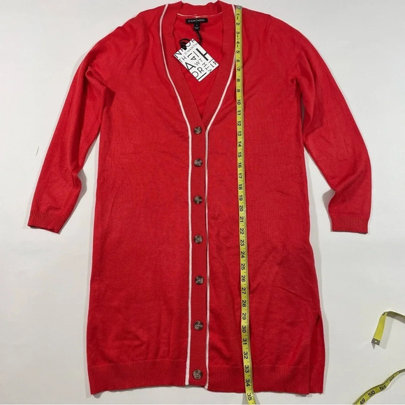 New 41 Hawthorn V Neck Duster Cardigan - Picture 6 of 7